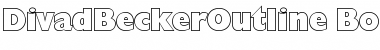 Download DivadBeckerOutline Font Download DivadBeckerOutline Font