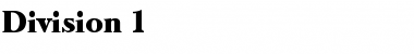 Download Division 1 Font Download Division 1 Font