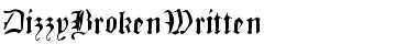 Download DizzyBrokenWritten Font Download DizzyBrokenWritten Font