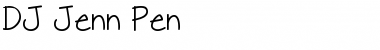 Download DJ Jenn Pen Font Download DJ Jenn Pen Font