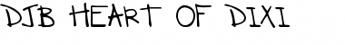Download DJB HEART OF DIXI Font Download DJB HEART OF DIXI Font