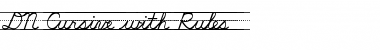 Download DN Cursive with Rules Font Download DN Cursive with Rules Font