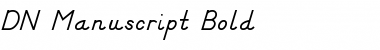 Download DN Manuscript Bold Font Download DN Manuscript Bold Font