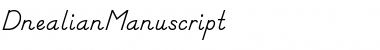 Download DnealianManuscript Font Download DnealianManuscript Font