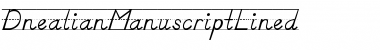 Download DnealianManuscriptLined Font Download DnealianManuscriptLined Font