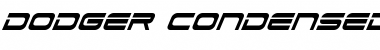 Download Dodger Condensed Italic Font Download Dodger Condensed Italic Font