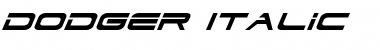 Download Dodger Italic Font Download Dodger Italic Font
