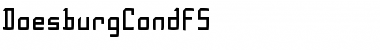 Download DoesburgCondFS Font Download DoesburgCondFS Font