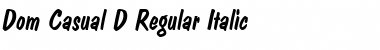 Download Dom Casual D Font Download Dom Casual D Font