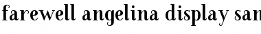 Download Farewell Angelina Sample Font Download Farewell Angelina Sample Font