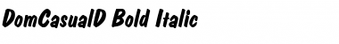 Download DomCasualD Font Download DomCasualD Font