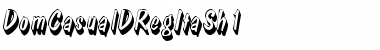 Download DomCasualDRegItaSh1 Font Download DomCasualDRegItaSh1 Font