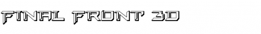 Download Final Front 3D Font Download Final Front 3D Font