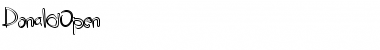 Download DonaldOpen Font Download DonaldOpen Font
