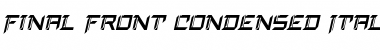 Download Final Front Condensed Italic Font Download Final Front Condensed Italic Font