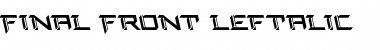 Download Final Front Leftalic Font Download Final Front Leftalic Font