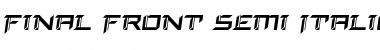 Download Final Front Semi-Italic Font Download Final Front Semi-Italic Font