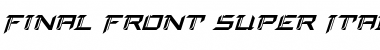Download Final Front Super-Italic Font Download Final Front Super-Italic Font