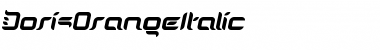 Download DorisOrangeItalic Font Download DorisOrangeItalic Font
