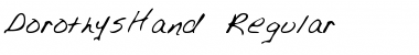 Download DorothysHand Font Download DorothysHand Font