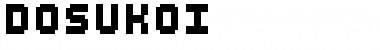 Download DOSUKOI Font Download DOSUKOI Font