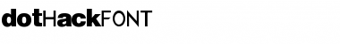Download dotHack//FONT Font Download dotHack//FONT Font