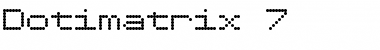 Download Dotimatrix 7 Font Download Dotimatrix 7 Font