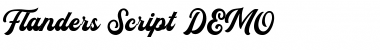 Download Flanders Script DEMO Font Download Flanders Script DEMO Font