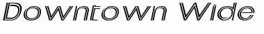 Download Downtown Wide Font Download Downtown Wide Font