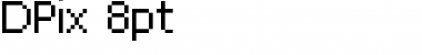 Download DPix_8pt Font Download DPix_8pt Font