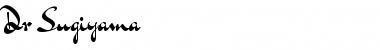 Download Dr Sugiyama Font Download Dr Sugiyama Font
