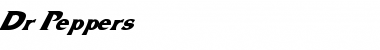 Download Dr. Peppers Font Download Dr. Peppers Font