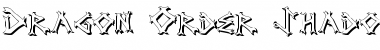 Download Dragon Order Shadow Font Download Dragon Order Shadow Font