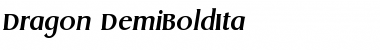 Download Dragon-DemiBoldIta Font Download Dragon-DemiBoldIta Font