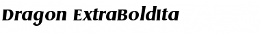 Download Dragon-ExtraBoldIta Font Download Dragon-ExtraBoldIta Font