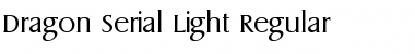 Download Dragon-Serial-Light Font Download Dragon-Serial-Light Font