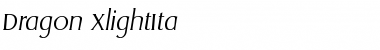 Download Dragon-XlightIta Font Download Dragon-XlightIta Font