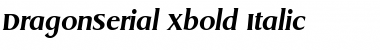 Download DragonSerial-Xbold Font Download DragonSerial-Xbold Font