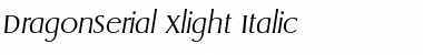 Download DragonSerial-Xlight Font Download DragonSerial-Xlight Font