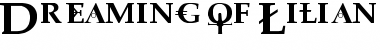 Download Dreaming of Lilian Font Download Dreaming of Lilian Font