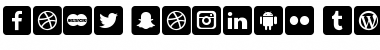 Download font social media Font Download font social media Font