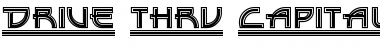 Download Drive Thru Capital Font Download Drive Thru Capital Font