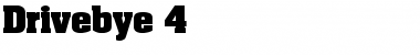 Download Drivebye 4 Font Download Drivebye 4 Font