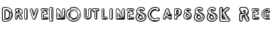 Download DriveInOutlineSCapsSSK Font Download DriveInOutlineSCapsSSK Font