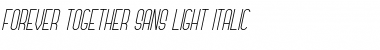 Download Forever Together Sans Light Font Download Forever Together Sans Light Font