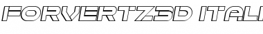 Download Forvertz 3D Font Download Forvertz 3D Font