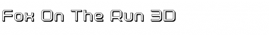 Download Fox on the Run 3D Font Download Fox on the Run 3D Font