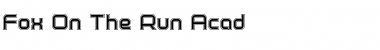 Download Fox on the Run Academy Font Download Fox on the Run Academy Font