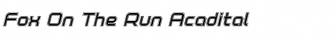 Download Fox on the Run Academy Italic Font Download Fox on the Run Academy Italic Font