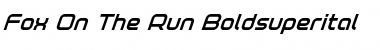 Download Fox on the Run Bold Super-Italic Font Download Fox on the Run Bold Super-Italic Font